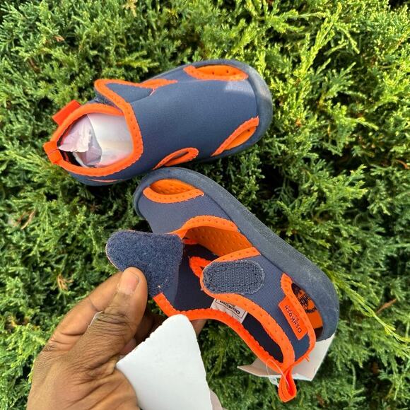 OSHKOSH B'GOSH Unisex-Child Swimmie SandalsToddler Size 6 Blue - Picture 3 of 12